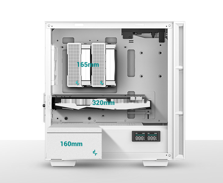 DeepCool CH360 DIGITAL WH case